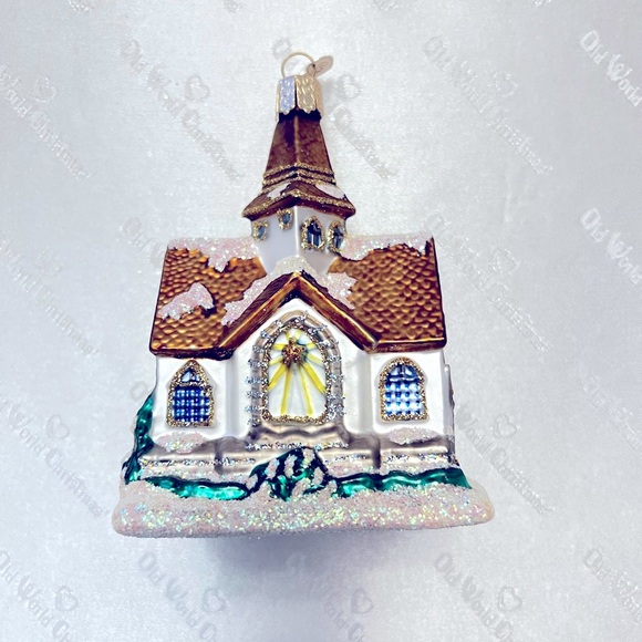 Old World Christmas Wedding Ornaments Set of 6 glass ornaments - Picture 5 of 7